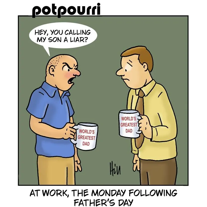 30 New One-Panel Comics Filled With Humor And Silly Situations By ‘Laughing Hippo Studio’