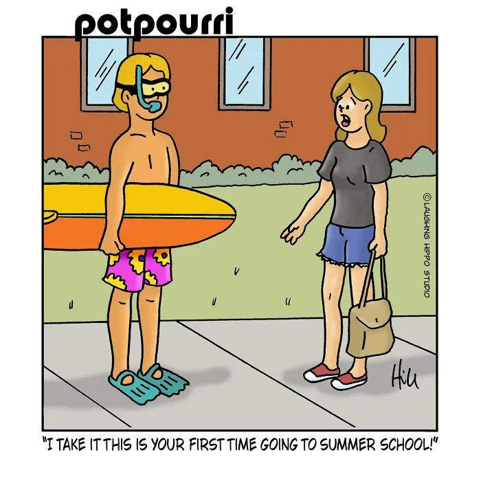 30 New One-Panel Comics Filled With Humor And Silly Situations By ‘Laughing Hippo Studio’