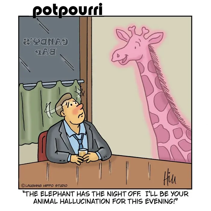 30 New One-Panel Comics Filled With Humor And Silly Situations By ‘Laughing Hippo Studio’
