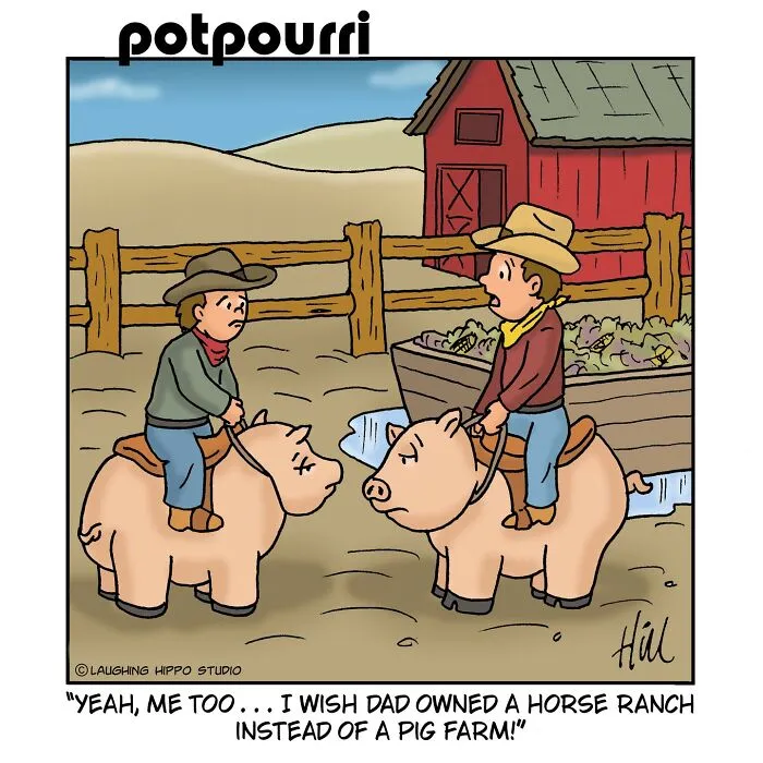 30 New One-Panel Comics Filled With Humor And Silly Situations By ‘Laughing Hippo Studio’