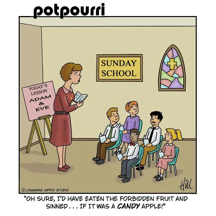 30 New One-Panel Comics Filled With Humor And Silly Situations By ‘Laughing Hippo Studio’
