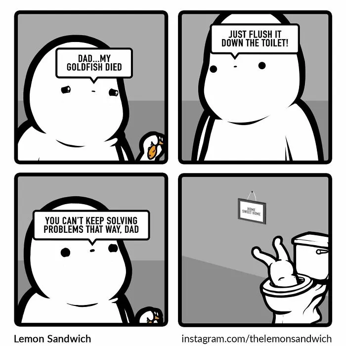 Hilariously Confusing Comics With Unexpected Endings By “Lemon Sandwich” (30 New Pics)