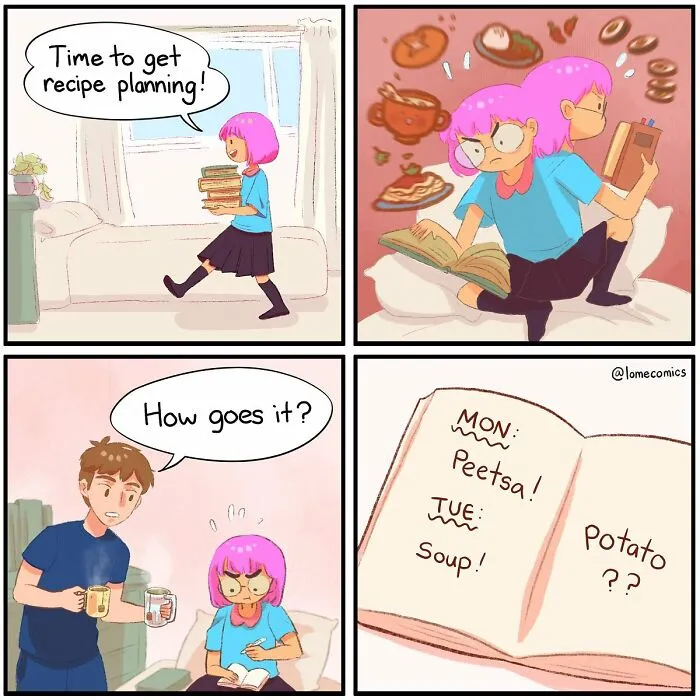 30 Cute And Relatable Comics About Everyday Life Created By Lome