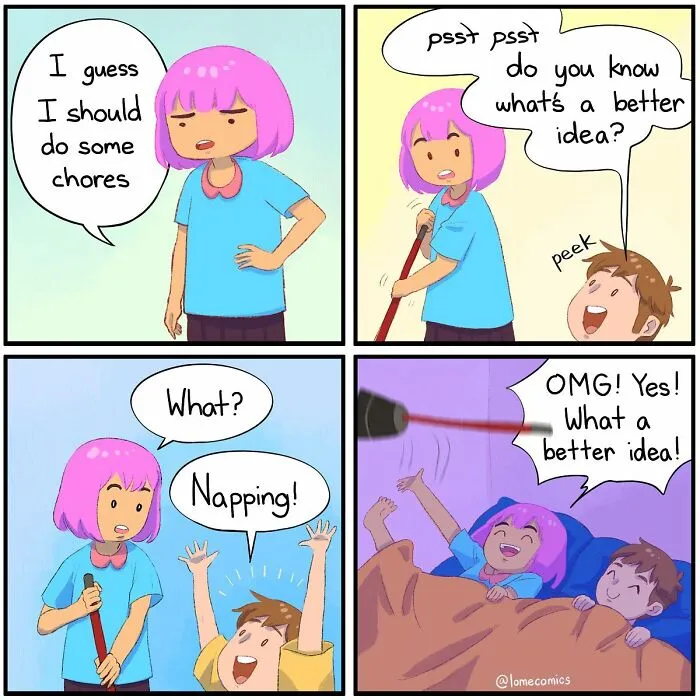 30 Cute And Relatable Comics About Everyday Life Created By Lome
