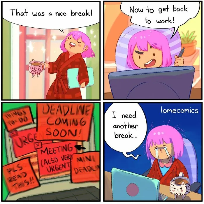 30 Cute And Relatable Comics About Everyday Life Created By Lome