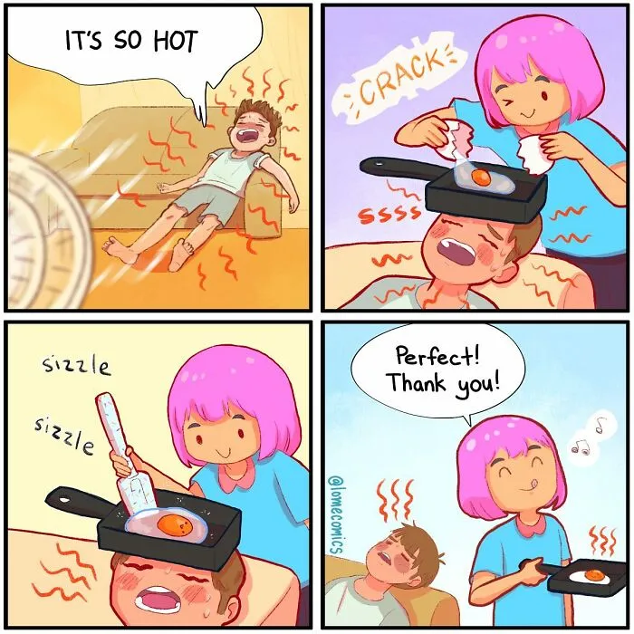 30 Cute And Relatable Comics About Everyday Life Created By Lome