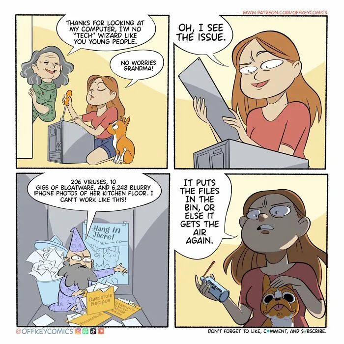 This Artist Has A Dog And Cat, And She Portrays Their Adventures In Her Comics (35 Pics)