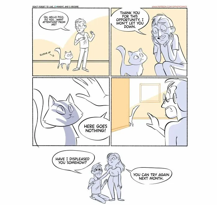 This Artist Has A Dog And Cat, And She Portrays Their Adventures In Her Comics (35 Pics)