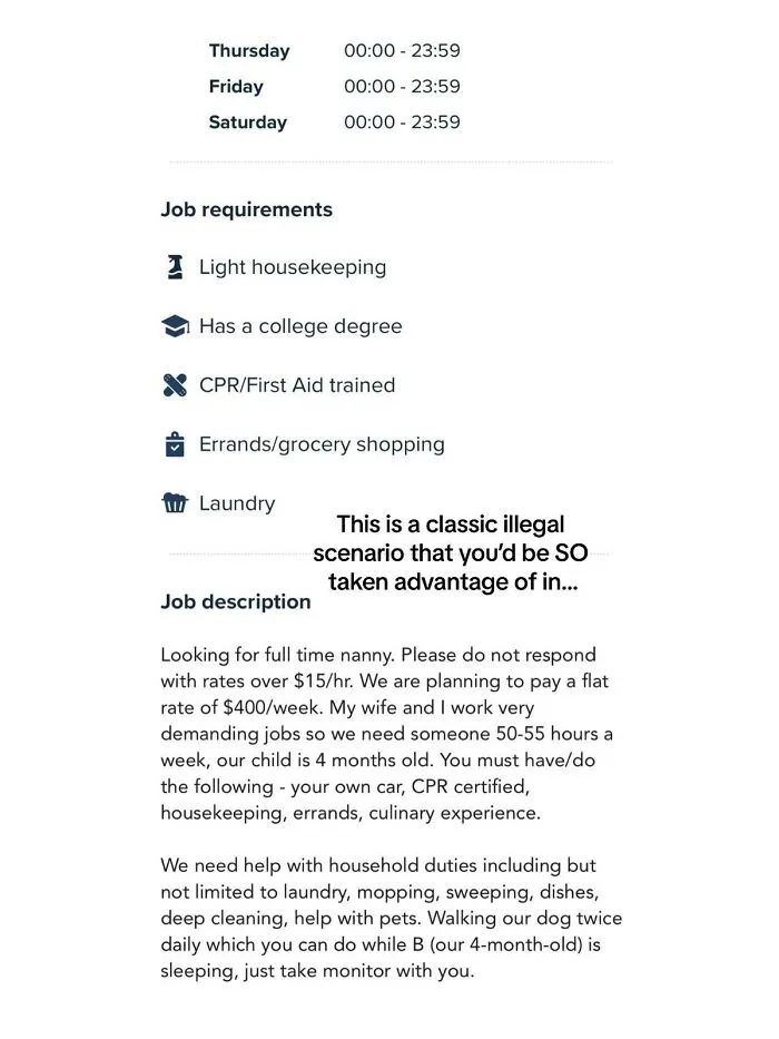 Nanny Shares 29 Posts From Entitled Parents Who Would Ask Nannies To Pay Them If They Could