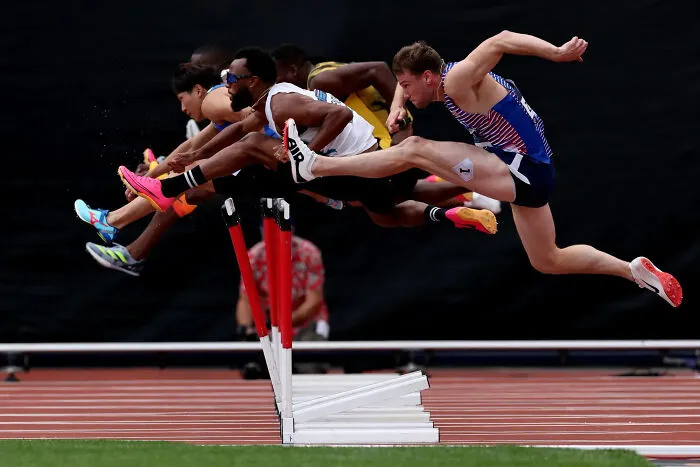 Silver In Athletics: "Air Time" By Shaun Brooks