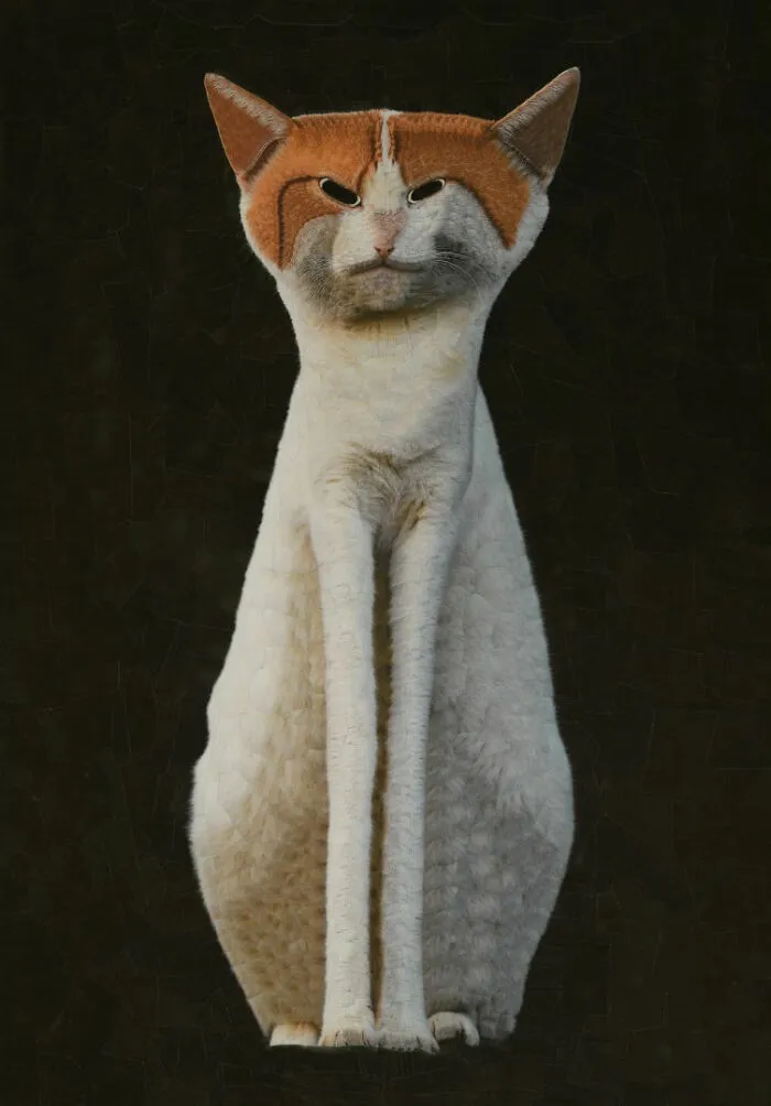 Artist Creates Unusual Pet Portraits Through Distortion, And Here Are Her 80 Best Works