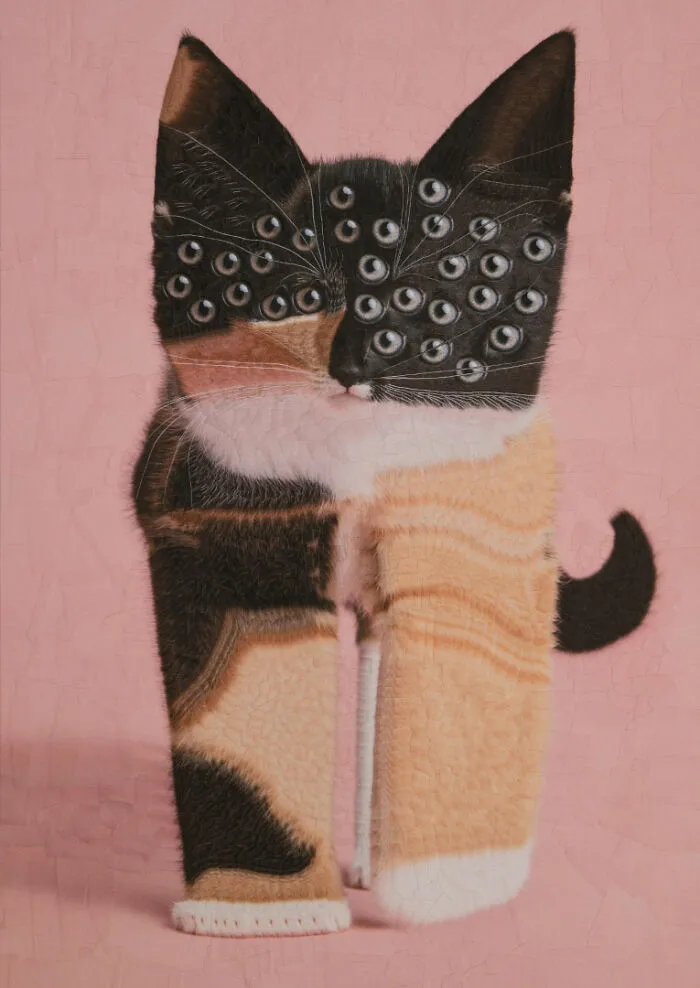 Artist Creates Unusual Pet Portraits Through Distortion, And Here Are Her 80 Best Works
