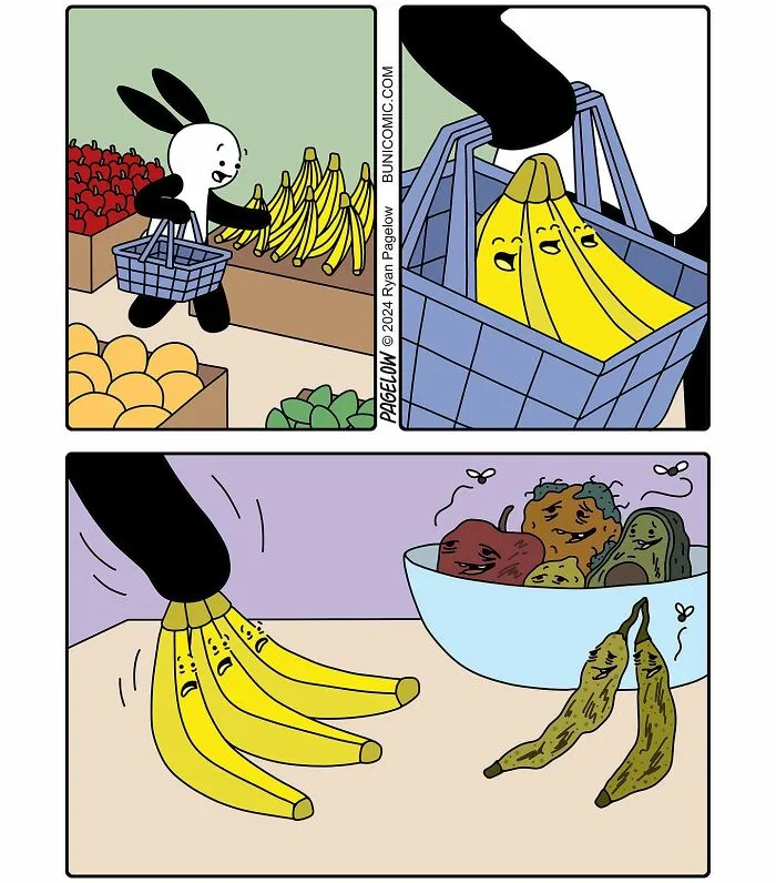 Artist Creates Cute Comics With Not-So-Cute Endings (30 New Pics)