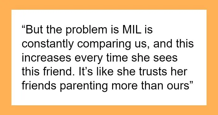 Woman Keeps Criticizing DIL’s Parenting Style, Claims Her Friend Does It Better, Drama Unfolds