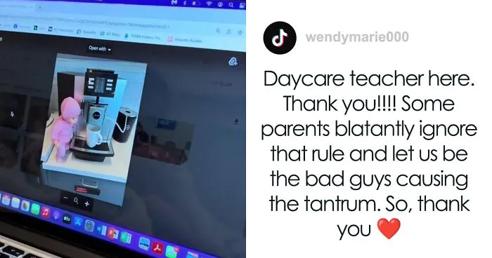 Mom Prevents A Major Meltdown By Taking Her Daughter’s Doll To Her Office To “Work”