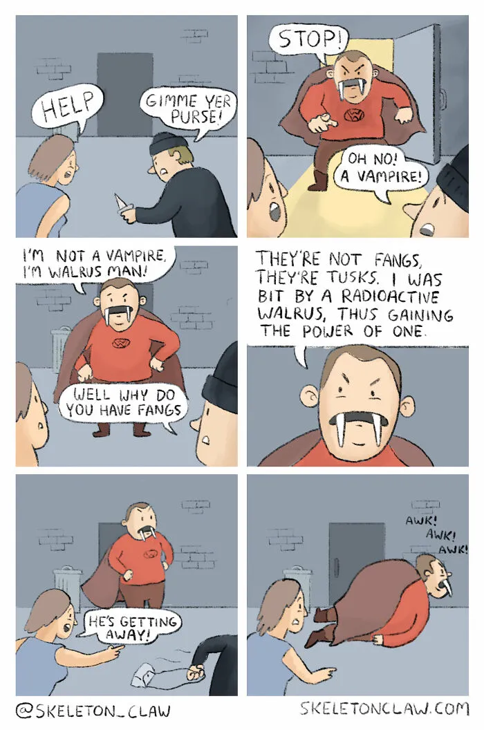 Sometimes Dark, Always Amusing Comics By Skeleton Claw (21 New Pics)