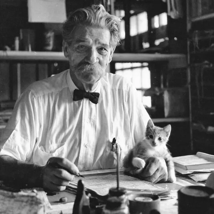 73 Vintage Photos Of Cats That Show Nothing Has Changed In Decades, Collected By This Journalist (New Pics)