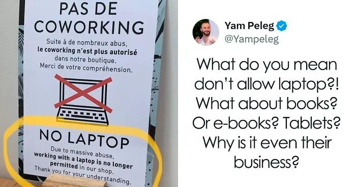 American Can’t Understand Why European Cafes Are Banning Laptops, Gets A Reality Check
