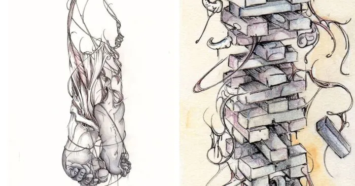 I've Chronicled My Medical Condition Through A Series Of Artworks (5 Pics)