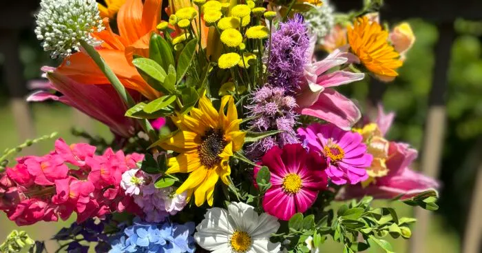 Fresh Flowers From The Farm