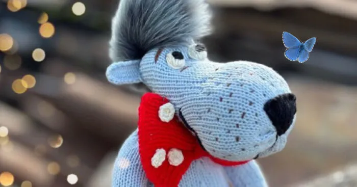 I Created A New Knitting Pattern For A Wolf (8 Pics)