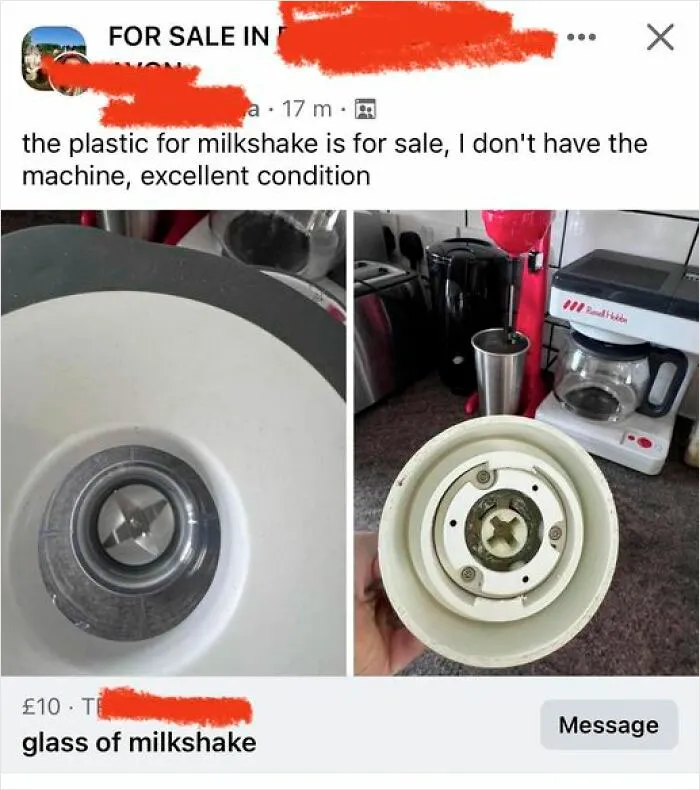 Plastic Milkshake?  She Doesn’t Have The Machine But It’s In Excellent Condition