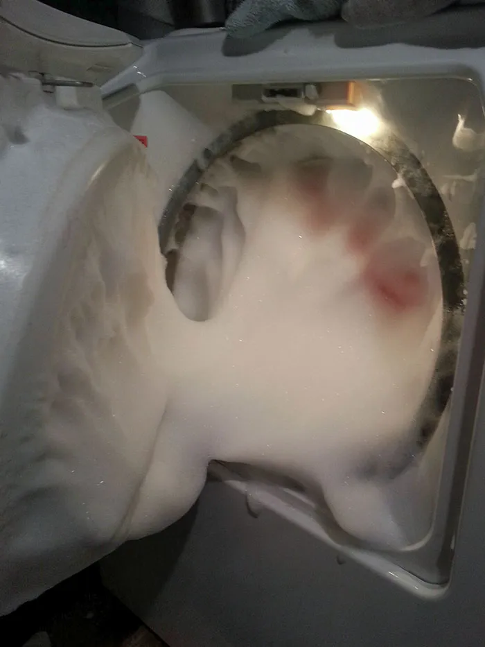 My Wife Accidentally Used The Wrong Soap In The Washer