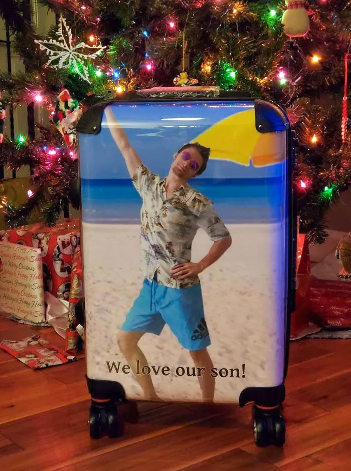 My Parents Are Retiring And Want To Travel Full Time. My Brother Sent Them This Suitcase For Christmas