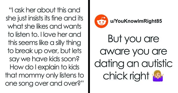 "This Is Dysfunctional, Right?": BF Considers Ending Relationship Over GF's Obsession With One Song