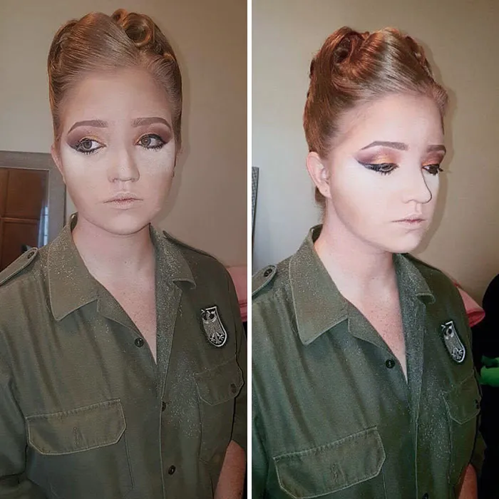 Pedí una maquilladora para una fiesta de la marina y...