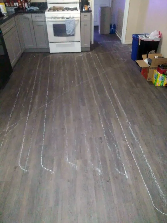Estoy haciendo renovaciones y la roomba ha encontrado un trozo de pladur