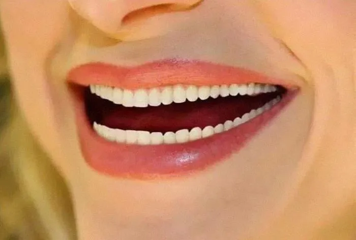 Uno de esos anuncios de blanqueamiento dental