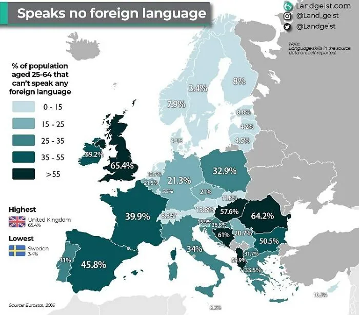 30 Maps With Interesting Facts That Reveal A Ton About The World Around Us