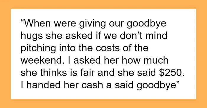 Person Travels 6 Hours, Gets Groceries For Weekend Stay At Sister's Home, She Charges Them $250