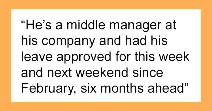 “Set The Example”: Manager Ordered To Work On His Wedding Day And Honeymoon