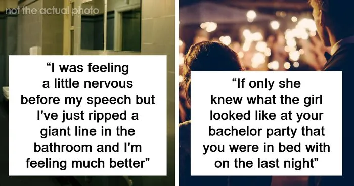 “What’s The Worst Thing You’ve Heard Someone Say While Giving A Wedding Toast?” (30 Answers)
