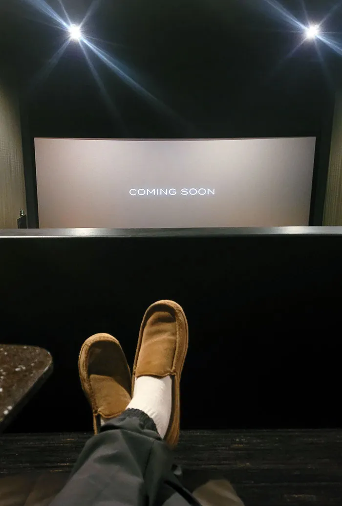 Mi vista en el cine anoche