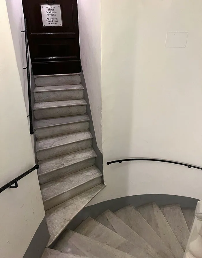 The Staircase At My Hotel Room Just Drops Off