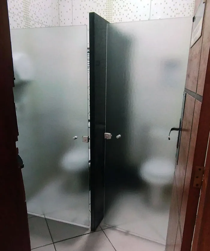 The Students In My Course Complained About Not Having Enough Privacy, And University Decided To Install Glass Doors To Solve The Issue