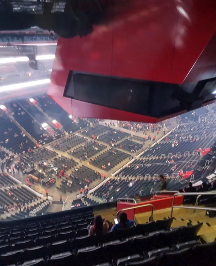 This Is The View Of The Stage At The Concert I'm At