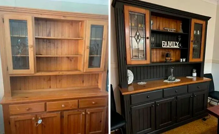 Check Out This Before & After Transformation! I Used Accent’s Urban Myth Low Sheen Black Paint, And I Couldn’t Be Happier With The Results