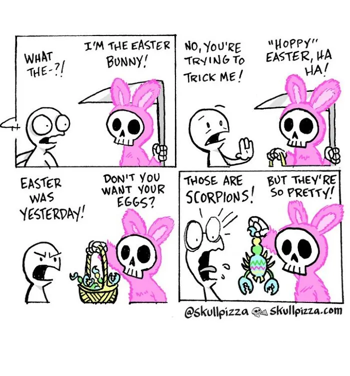 This Artist Turns Spooky Inspirations Into 27 Funny Comics (New Pics)