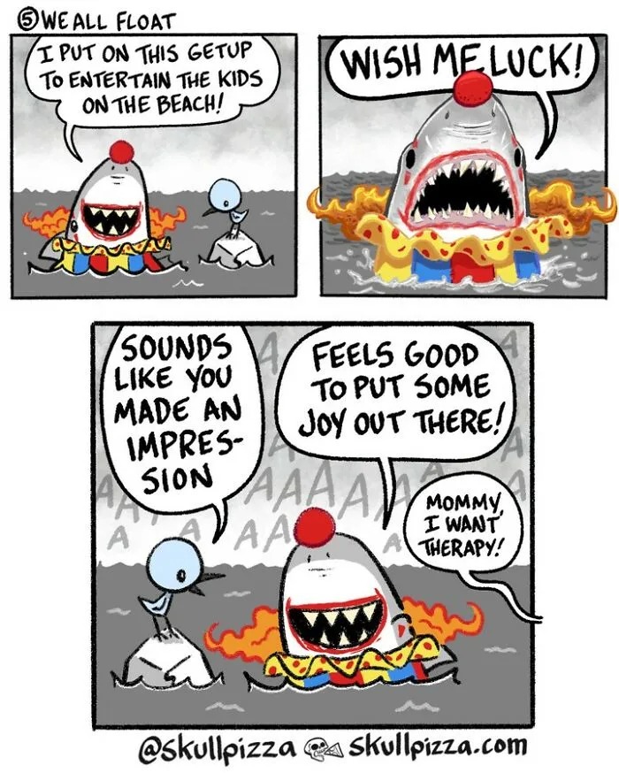 This Artist Turns Spooky Inspirations Into 27 Funny Comics (New Pics)