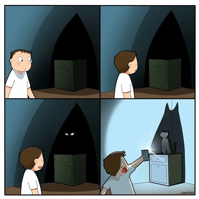 The Daily Realities Of Living With A Cat: 30 New Comics By Lingvistov