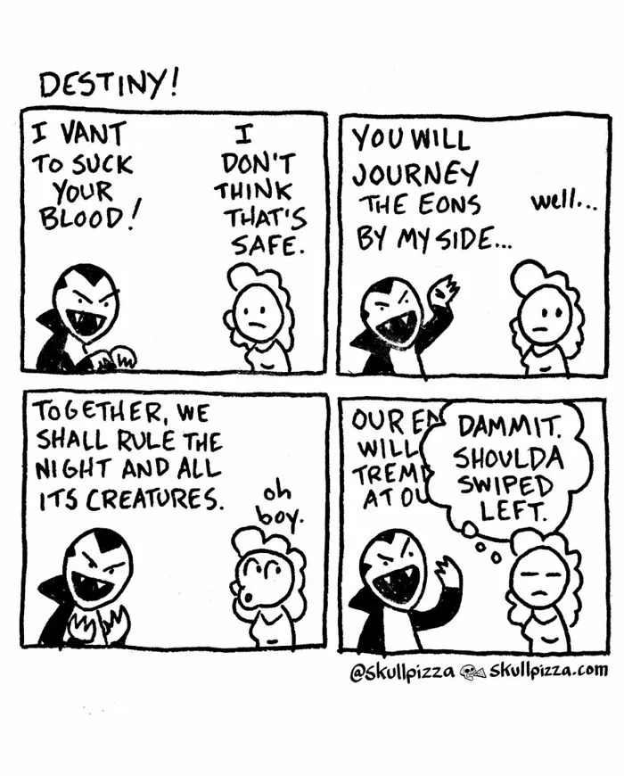 This Artist Turns Spooky Inspirations Into 27 Funny Comics (New Pics)