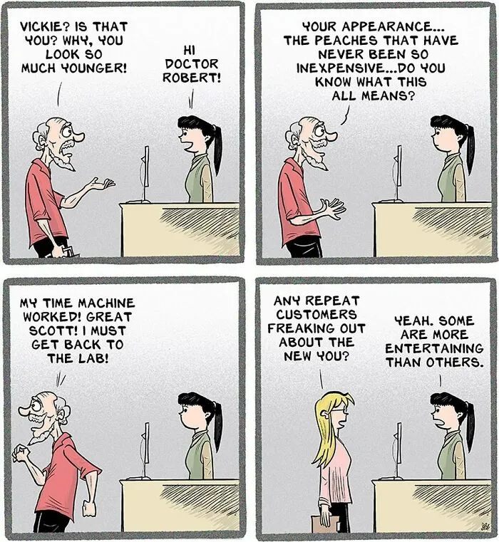 Artist Creates Humorous Comics About Retail Employees, And Here Are His 30 Recent Works