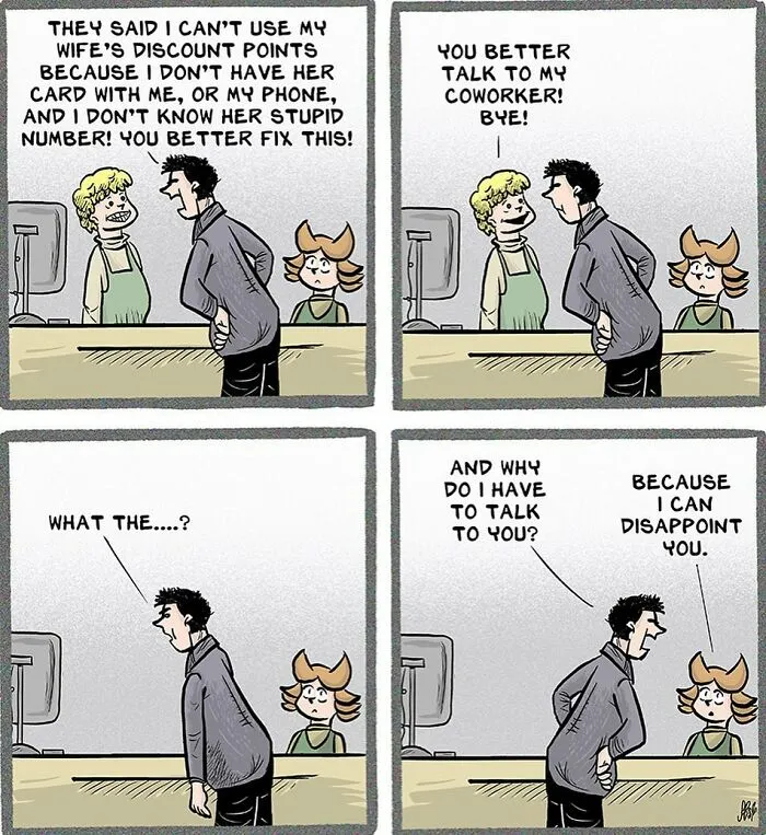 Artist Creates Humorous Comics About Retail Employees, And Here Are His 30 Recent Works