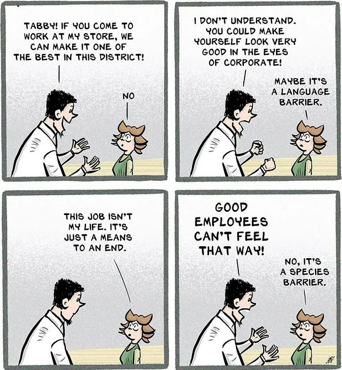 Artist Creates Humorous Comics About Retail Employees, And Here Are His 30 Recent Works