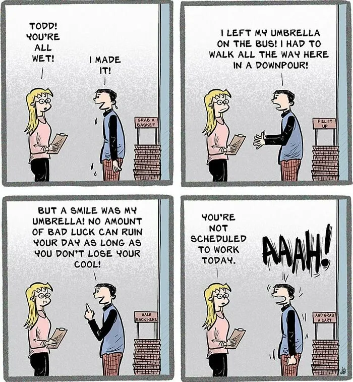 Artist Creates Humorous Comics About Retail Employees, And Here Are His 30 Recent Works