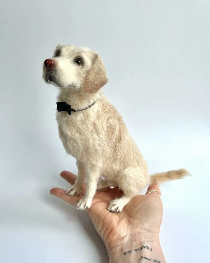 This Artist Makes Extremely Realistic Wool Figures Of Animals, And Here Are 30 Of The Best